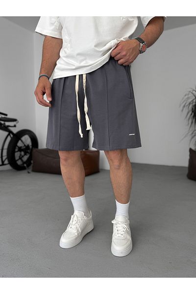 BYBASICMAN Smoked Front Stitched Shorts Jj-151