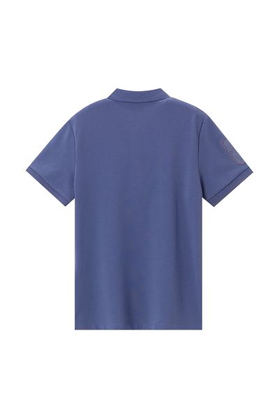 Giordano Women's Cotton Lycra 3D Lion Embroidery Polo