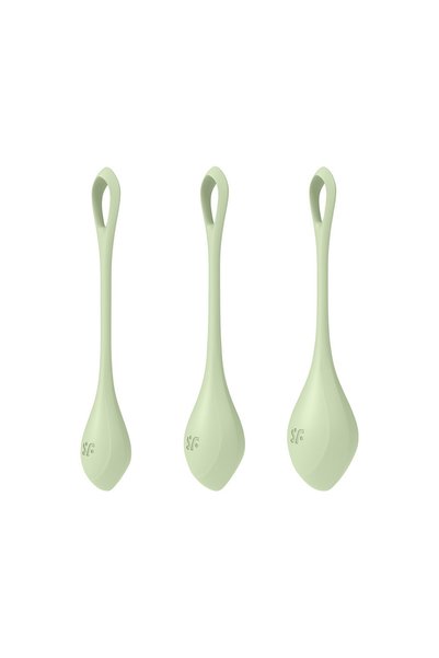 Satisfyer Kegel Ball Set, Satisfyer Yoni Power 2, Light Green