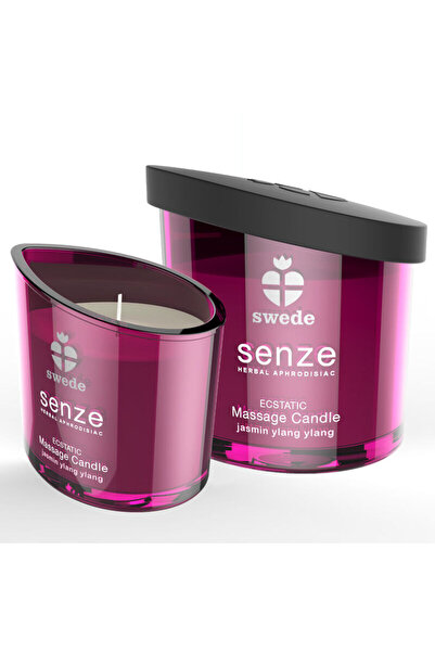 Swede Lumânare de Masaj, Swede Senze Ecstatic, 50 ml, Jasmine Ylang Ylang