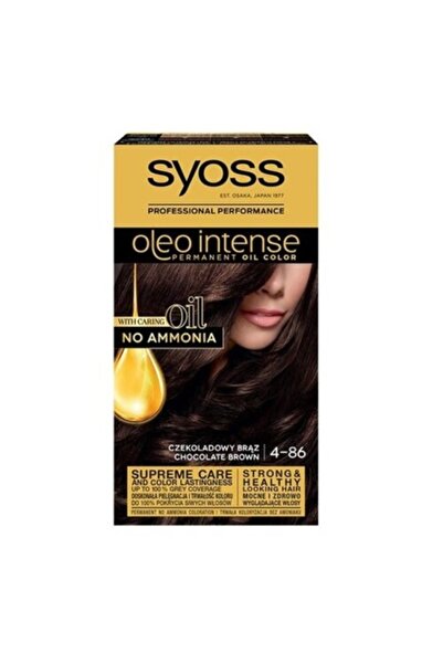 new10 Vopsea de păr fără amoniac, Syoss Oleo Intense, 4-86 Ciocolatiu, 50ml