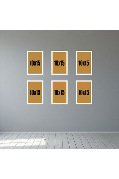 Tooall 10X15 White Frame Set – Empty Wall Frame (Option of 6 or 9)