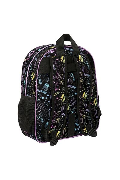 Looney Tunes Children's bag, Monster High, black, 32 x 38 x 12 cm