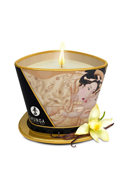 Shunga Lumânare Masaj, Shunga, Mini Caress, Vanilie 170 ml