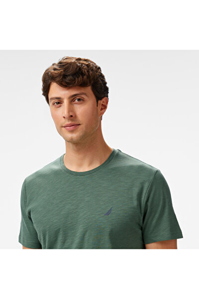 Nautica Erkek Yeşil Regular Fit T-Shirt