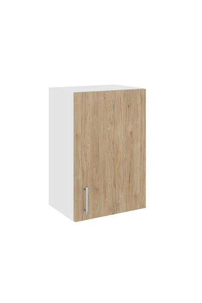 haaus.ro Corp Superior haaus Karo, 1 Usa, Lemn Natural/Alb, 40 x 30 x 60 cm