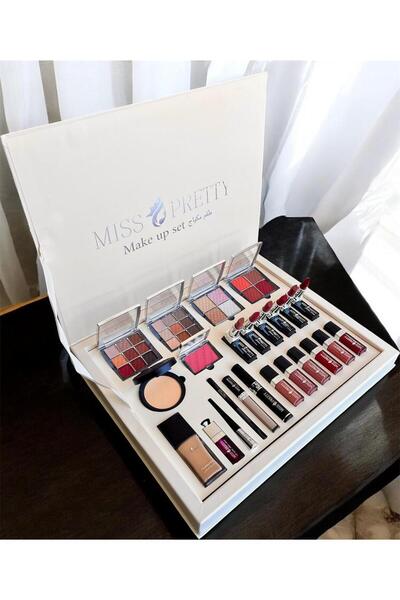 Miss Pretty بوكس مكياج بيج متكامل – MISS PRETTY | 14 قطعة من الجمال الفاخر