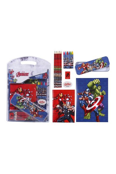 Marvel The Avengers stationery set, dark blue