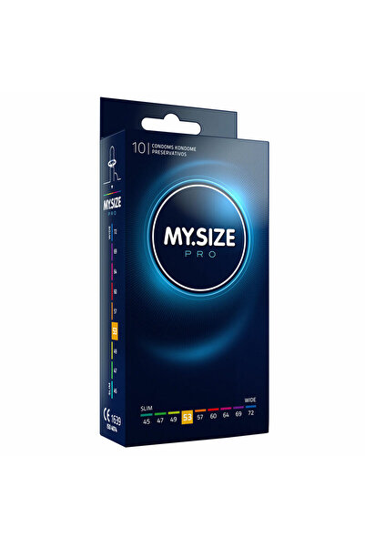 Mysize PRO Condoms, My Size Pro, 53 mm, 10 pieces