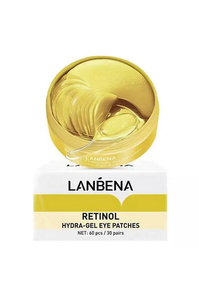 LANBENA Set 60x Eye Masks, LANBENA, Hydra-Gel, with Retinol, Antioxidant and Anti-Wrinkle Effect, 173gr