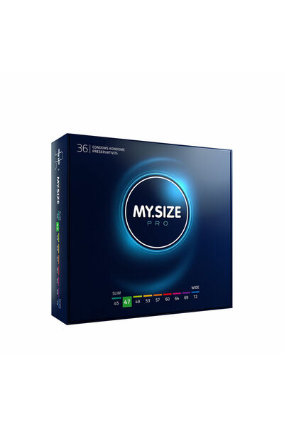 Mysize PRO Prezervative, My Size Pro, 47 mm, 36 bucăți