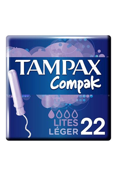 Certina Tampon with applicator, Tampax Compak, Light, 8 hours