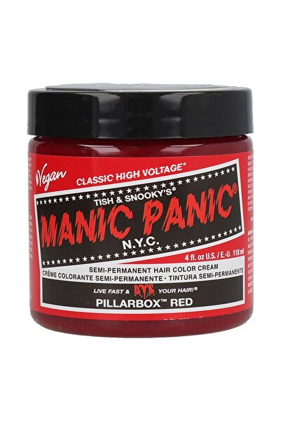Steradent Vopsea de păr semi-permanentă, Manic Panic, Pillarbox Red, 118ml