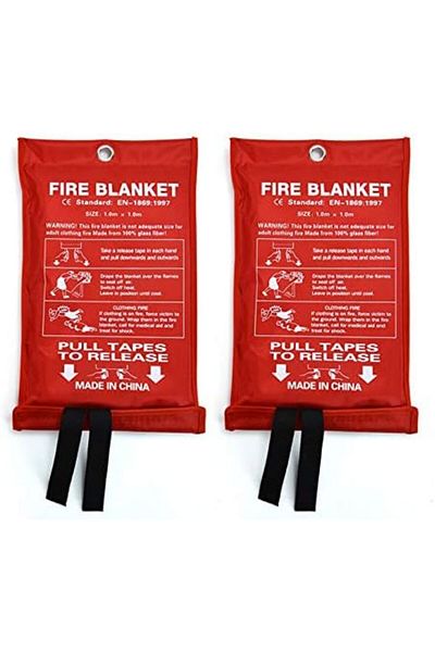 Yuwell YU WELL 2Pack Fire Blanket for Emergency Survival