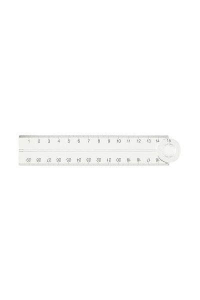 Muji Polycarbonate Double-Sided Ruler