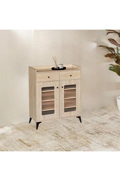 DEC4 Multi-purpose wardrobe with a modern design in different colors, size 80 cm