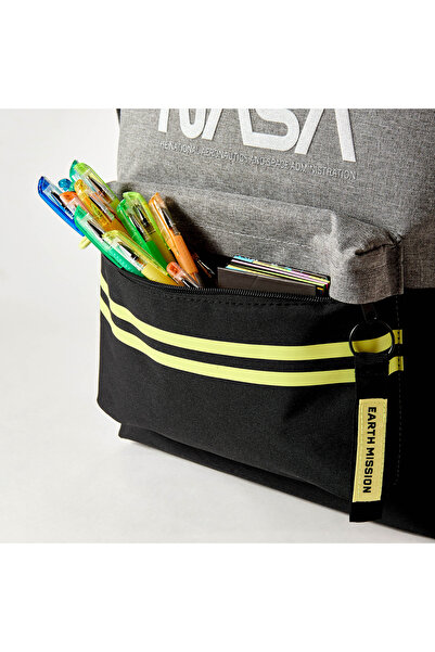 Nasa Nasa Textured 17-inch Backpack with Adjustable Shoulder Straps - 43x32x14 cms