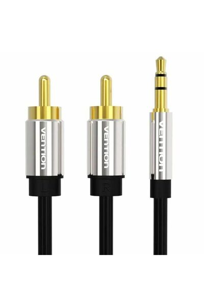 Vention Cablu Audio Jack la RCA Vention BCFBH 2 m Negru
