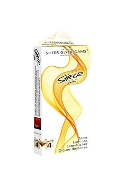 Glade Prezervative, Glyde, Sheer Glyder Dams, aromă vanilie