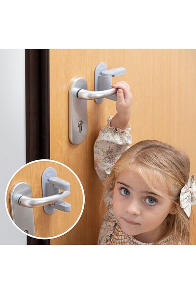 InnovaGoods Door Safety Lock, InnovaGoods Dlooky, 2 Units, Grey