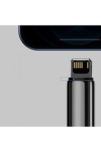 Baseus USB to Lightning data cable, 2.4A, 1m, (CALWJ-01) - Black