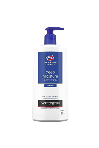 Neutrogena Loțiune de corp, Neutrogena, hidratare profundă, efect hidratant pentru ten foarte uscat, 400 ml