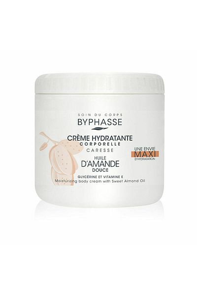 BYPHASSE Cremă hidratantă corp, Byphasse, 500 ml, migdale dulci