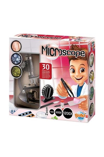 Buki France Microscop educativ, model cu 30 experimente, lentile și accesorii