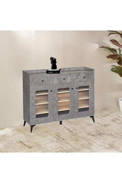 DEC4 Multi-purpose wardrobe with a modern design in different colors, size 120 cm