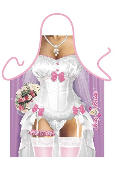 real imitation Șorț de Bucătărie Itati Sexy Bride, Poliester, Multicolor