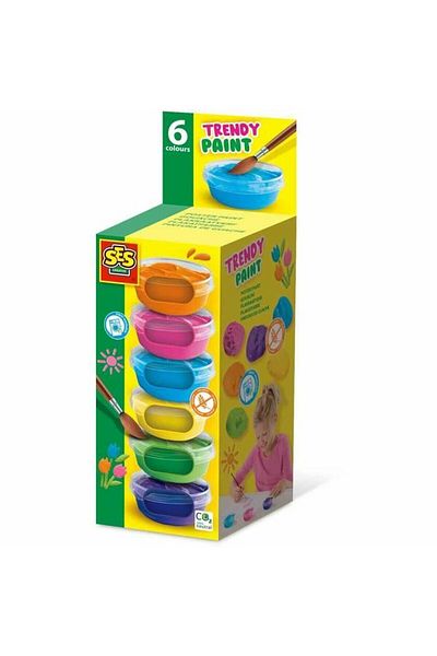 SES Creative Set acuarele pastă SES Creative 6 culori (45 ml)