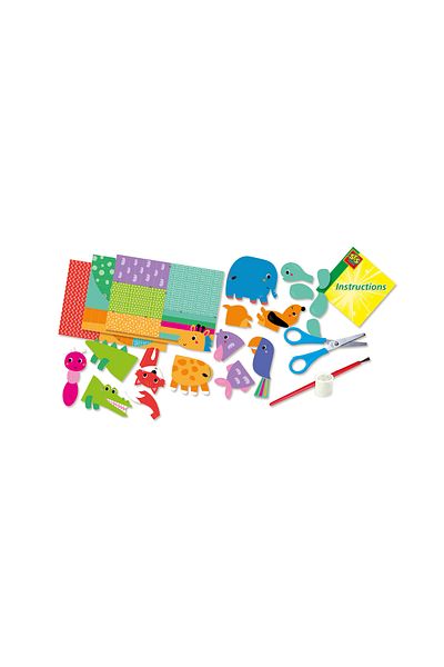 SES Creative Set creativ Origami Animale, Ses Creative, Zig Zag, 9 modele