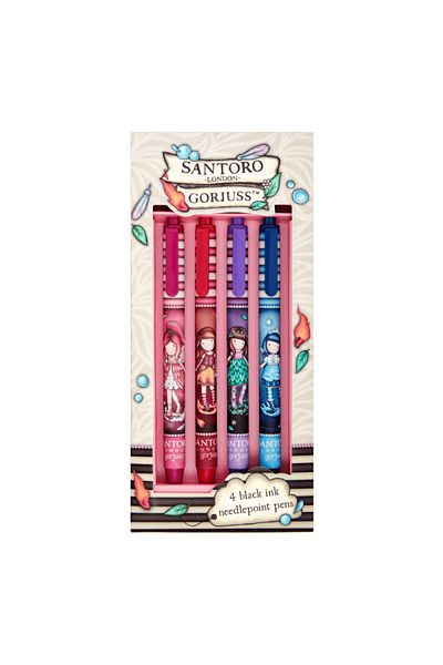 jad Gorjuss gel pen set, Cheshire Cat model, 5 units