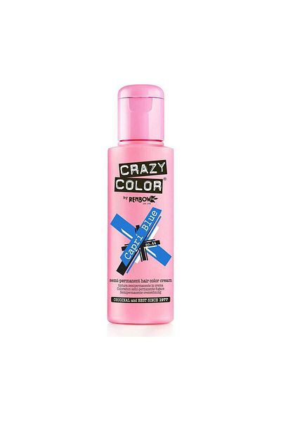Galatea Treasures Vopsea păr semipermanentă, Crazy Color, Capri Blue, 100 ml