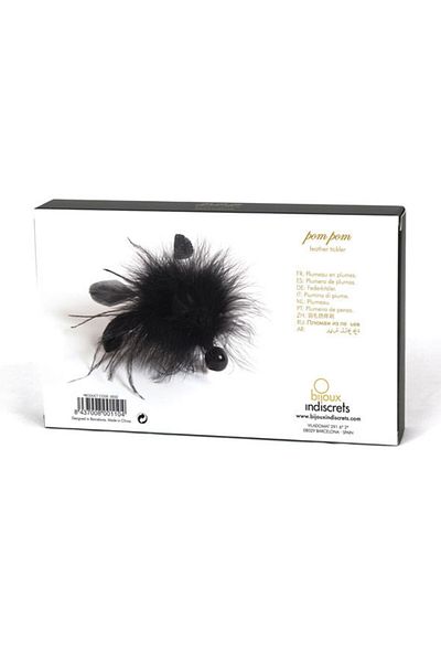 Bijoux Indiscrets Tickler with Foam, Pom Pom Model