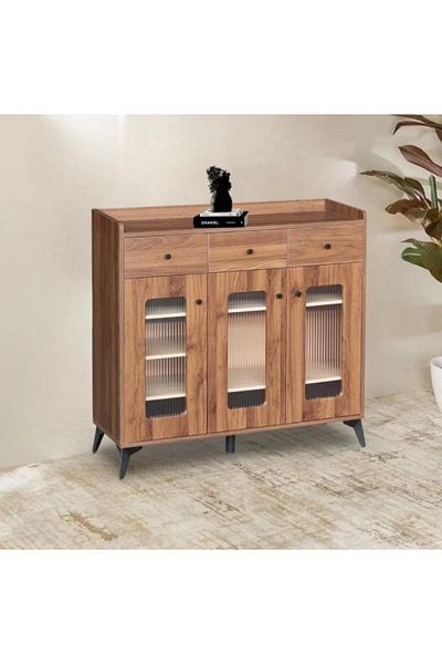 DEC4 Multi-purpose wardrobe with a modern design in different colors, size 100 cm