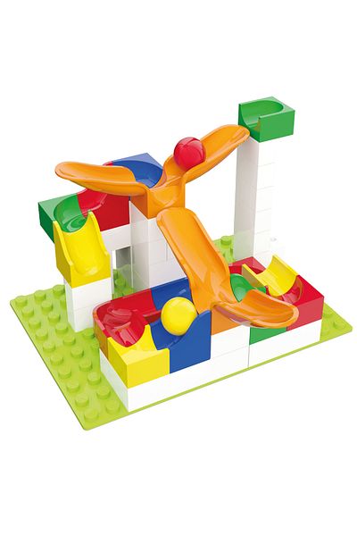 Hubelino Marble Run Pendulum Extension Building Set 46 Pieces