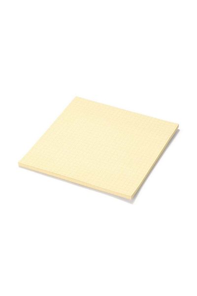 Muji 5 MM Grid Sticky Note W 150 x L 150 cm , Yellow , 30 Sheets