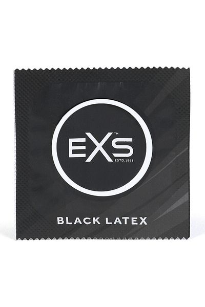 Nexs Latex condoms, EXS, Extra Black model, 12 pieces