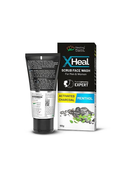 Healing Pharma Washing Lotion, Healing Pharma, X Heal, Deep Cleansing Effect with Activated Charcoal, 60ml