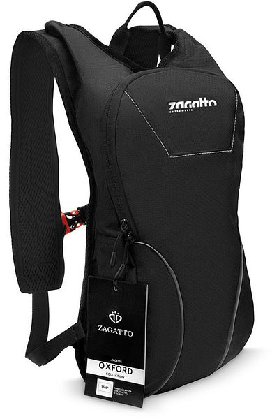 zagatto Cycling daypack, black, 39x22x15 cm, lightweight, urban/outdoor style, ZG90