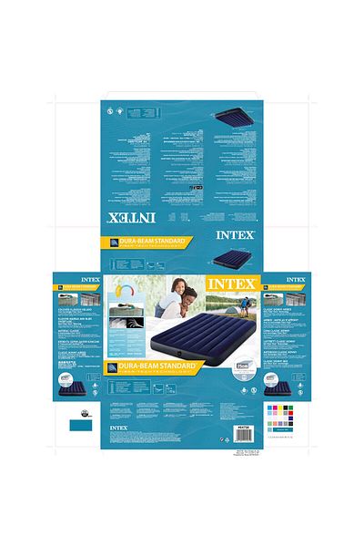 Nose Saltea gonflabilă Intex, Standard Classic Downy, 137x25x191 cm