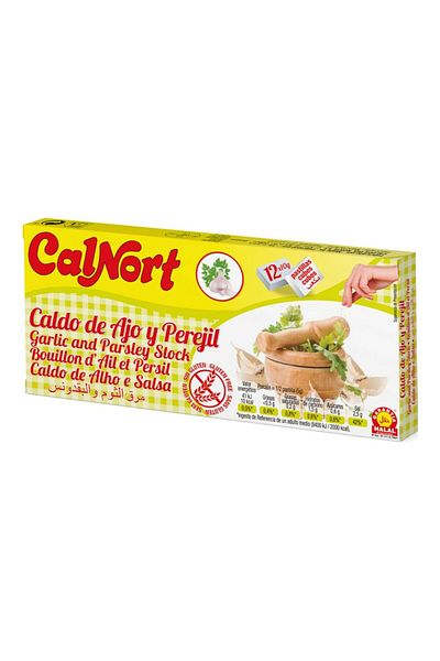 Calcor Calnort Garlic Parsley Soup Tablets, 12 x 10 g