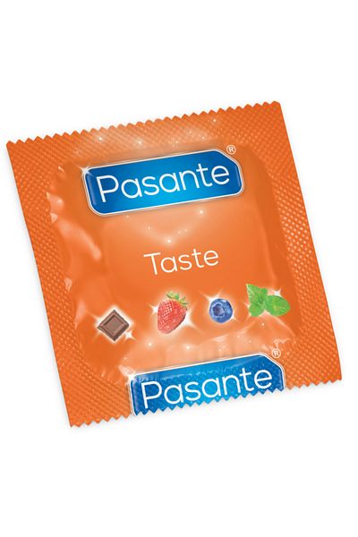 PASANTE Flavored condoms, Pasante Taste, various flavors, 3 pieces