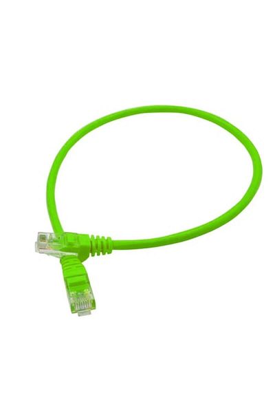dalimag Cablu CAT, UTP subțire, 6A 4PR/28AWG Pure Cooper, cablu de conectare, 4 inch, 10 cm, verde, Dalimag