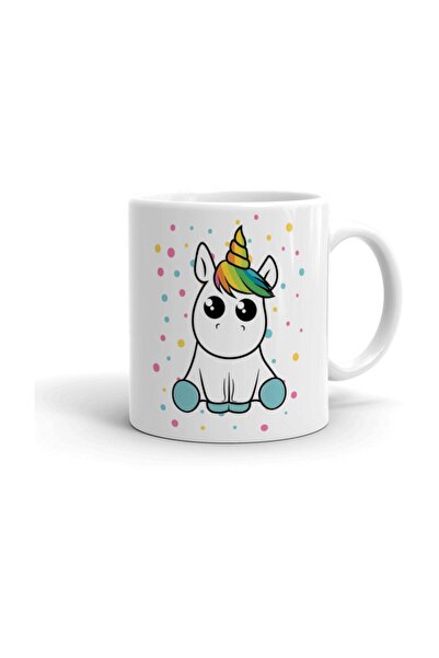 Hamiki Tiny Unicorn Ceramic Imported Porcelain Ceramic Mug Cup