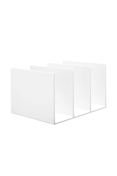 Muji حامل ستايروول 3 أقسام، عرض 27 سم × عمق 21 سم × ارتفاع 16 سم، طول، أبيض