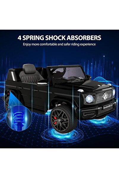 Factual Toys Official Licensed Mercedes Benz AMG G63 12V Battery Ride On Car Kids-Black