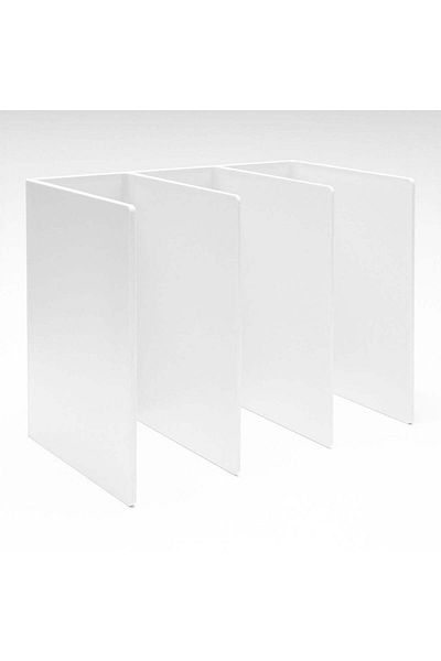 Muji حامل ستايروول 3 أقسام، عرض 27 سم × عمق 21 سم × ارتفاع 16 سم، طول، أبيض
