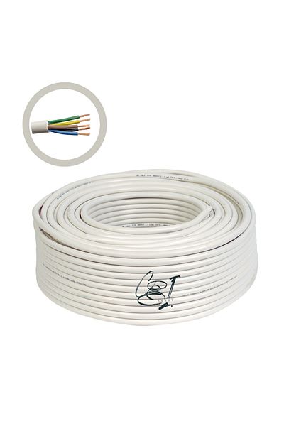 COBI SMART® Cablu electric 5x2.5 mm², 100 m, alb - COBI SMART®
